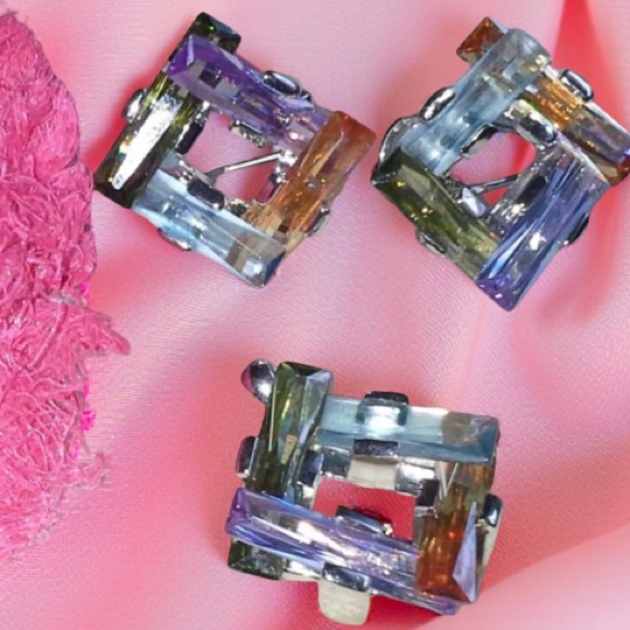 Colorful Geometric Earrings for pierced and Pendant New Boutique - Picture 4 of 11